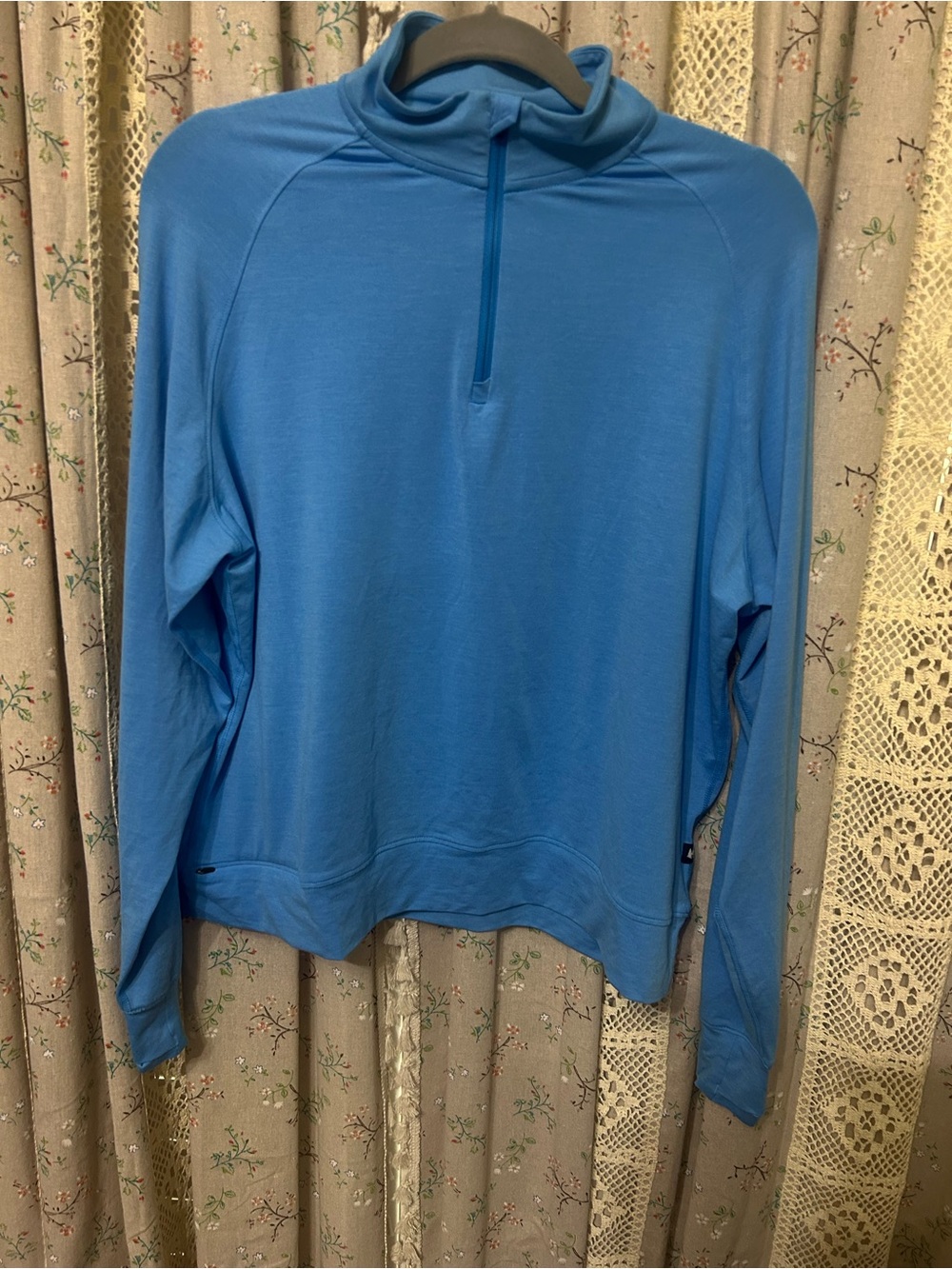 2/$28 REI Co-op Blue Quarter Zip Pullover Mock Neck XL - Picture 1 of 6